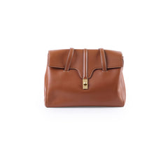Celine Medium Soft 16 Shoulder Bag Brown Calfskin