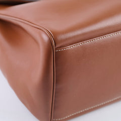 Celine Medium Soft 16 Shoulder Bag Brown Calfskin