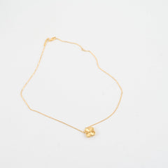 Van Cleef and Arpels Vintage Alhambra Gold Pendant Neclace