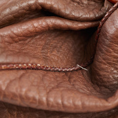 Fendi Brown Nappa Leather Spy Bag