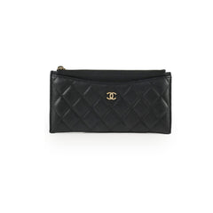Chanel Bill Pouch Wallet Caviar Black