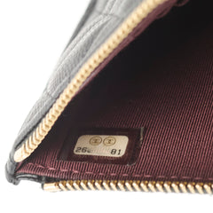 Chanel Bill Pouch Wallet Caviar Black