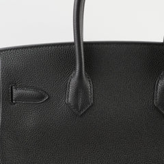 Hermes Birkin 30 Togo Noir - A Stamp 2017