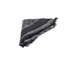 Louis Vuitton Monogram Shine Scarf Black/Silver