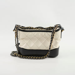Chanel Gabrielle Small Hobo Bag White