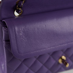 Chanel Medium Classic Flap Caviar Purple