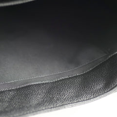 Chanel Paris-Edinburgh Quilted Flap Tote Black Caviar