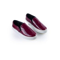 Celine Burgundy Slip On Leather Loafers size 37