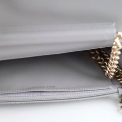 Chanel Caviar Wallet On Chain WOC Grey