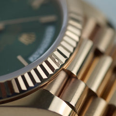 Rolex Day-Date 40 Watch Olive Dial 2022 228235