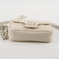 Gucci Marmont Mini Belt Bag Cream