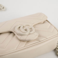 Gucci Marmont Mini Belt Bag Cream