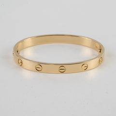 Cartier Love Bracelet Classic Yellow Gold Size 16