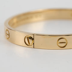 Cartier Love Bracelet Classic Yellow Gold Size 16