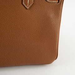 Hermes Birkin 25 Gold Togo GHW X stamp