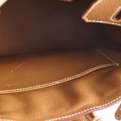 Hermes Birkin 25 Gold Togo GHW X stamp