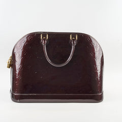 Louis Vuitton Alma GM Vernis Amarante