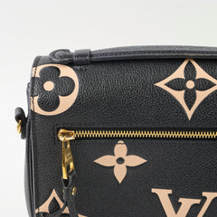 Louis Vuitton Pochette Metis Bicolour Monogram Black/Beige