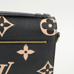 Louis Vuitton Pochette Metis Bicolour Monogram Black/Beige