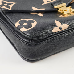 Louis Vuitton Pochette Metis Bicolour Monogram Black/Beige