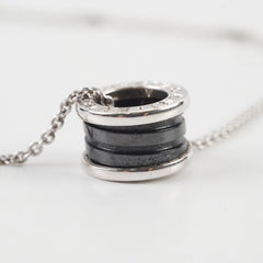 Bvlgari Save The Children Necklace Sterling Silver Cermamic