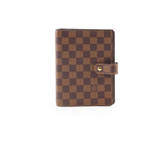 Louis Vuitton Medium Ring Agenda Cover Damier Ebene