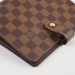Louis Vuitton Medium Ring Agenda Cover Damier Ebene