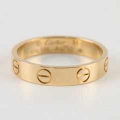 Cartier Love Ring Small Model YG Size 51