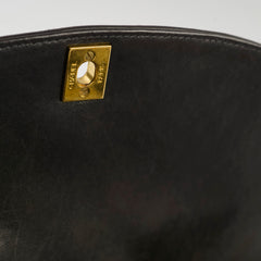 Chanel Vintage Lambskin Medium Diana Black