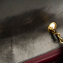 Chanel Vintage Lambskin Medium Diana Black