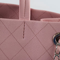 Deal of The Week - Chanel Small CC Pocket Pink Tote Caviar Leather SHW