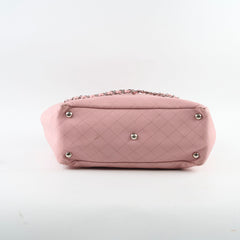 Deal of The Week - Chanel Small CC Pocket Pink Tote Caviar Leather SHW
