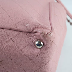Deal of The Week - Chanel Small CC Pocket Pink Tote Caviar Leather SHW