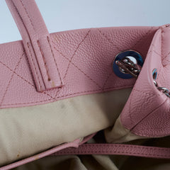 Deal of The Week - Chanel Small CC Pocket Pink Tote Caviar Leather SHW