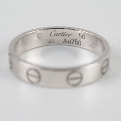 Cartier Love Ring Small Model White Gold Size 50