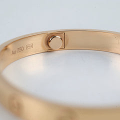 Cartier Love Bracelet Classic Model Rose Gold Size 16 2025