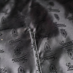 Gucci Black Trim Canvas GG Tote