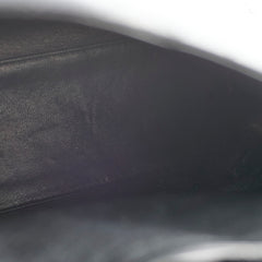 Chanel Vintage Kelly Black Caviar Top Handle