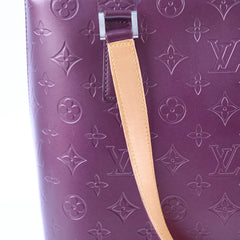 Louis Vuitton Matte Stockton Vernis Purple Tote