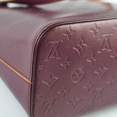 Louis Vuitton Matte Stockton Vernis Purple Tote