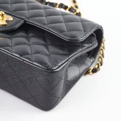 Chanel Classic Flap Small Caviar Black - Microchipped