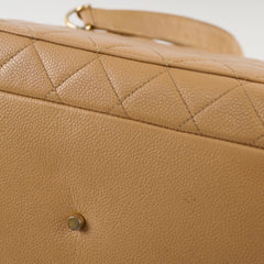 Chanel Grand Shopper Tote GST Dark Beige Caviar