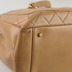 Chanel Grand Shopper Tote GST Dark Beige Caviar