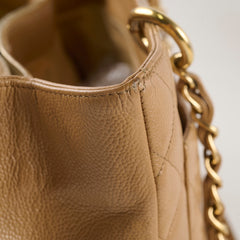 Chanel Grand Shopper Tote GST Dark Beige Caviar