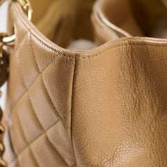 Chanel Grand Shopper Tote GST Dark Beige Caviar