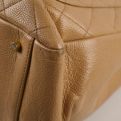 Chanel Grand Shopper Tote GST Dark Beige Caviar