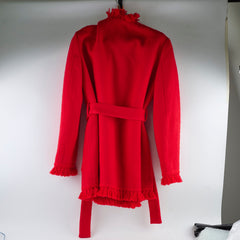 Gucci Ladies Red Wool Coat Size 36