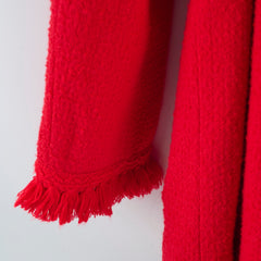 Gucci Ladies Red Wool Coat Size 36