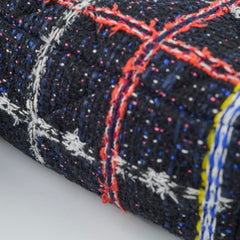 Chanel 19 Bag Medium Tweed Navy, Black