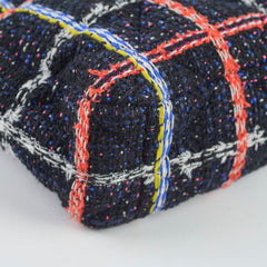 Chanel 19 Bag Medium Tweed Navy, Black